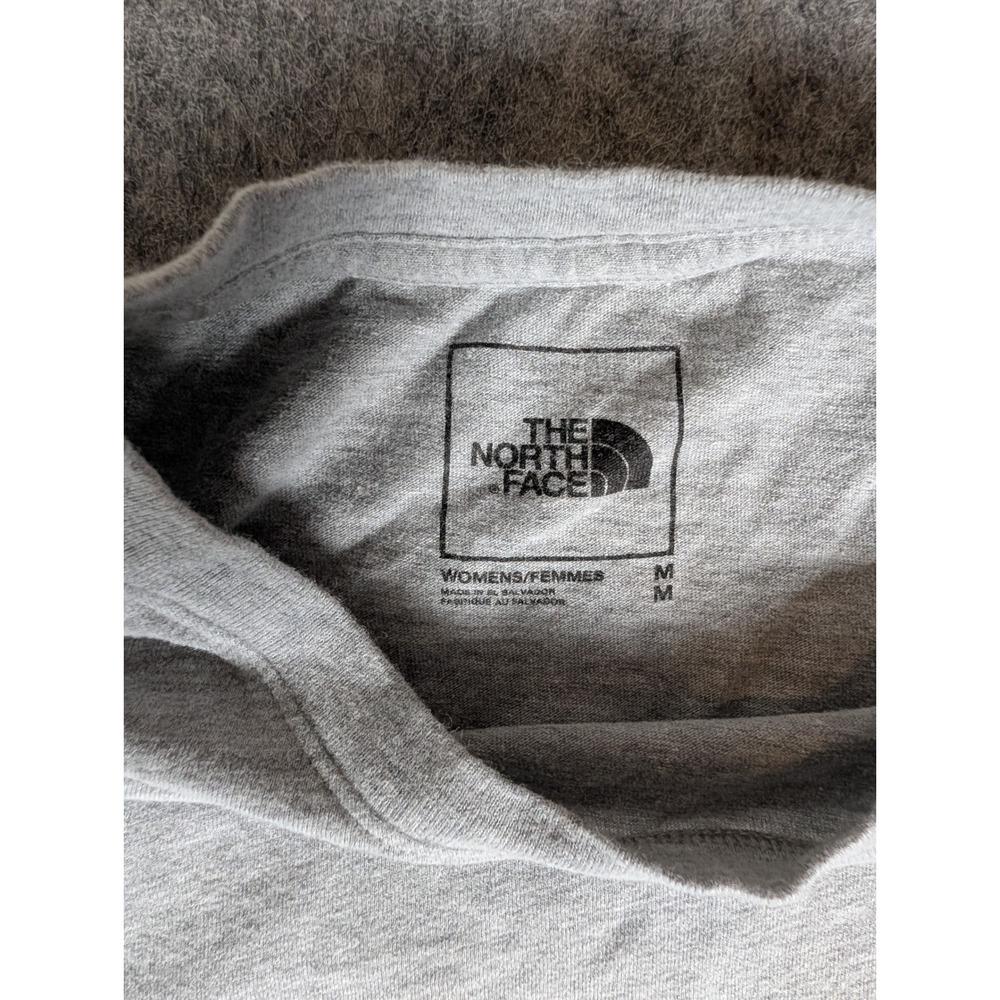 The North Face Womens Grey Never Stop Exploring Box Logo Graphic T-Shirt M - Picture 6 of 9